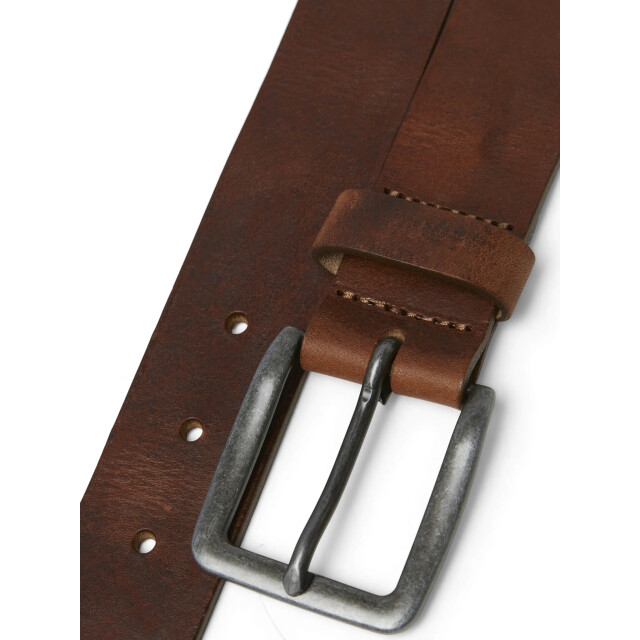 Jack & Jones Heren riem jacvictor leer 12152757-Mocha Bisque large