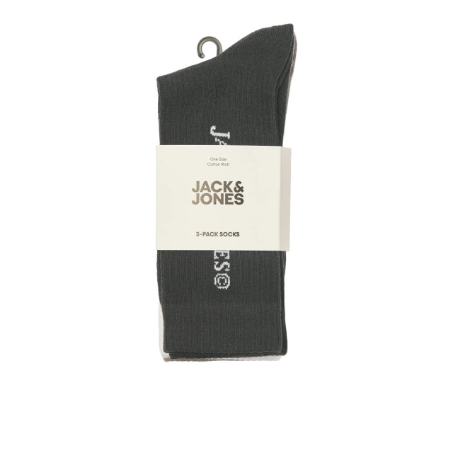 Jack & Jones Heren sportsokken jacjay tennissokken 3-pack effen 12282227 large