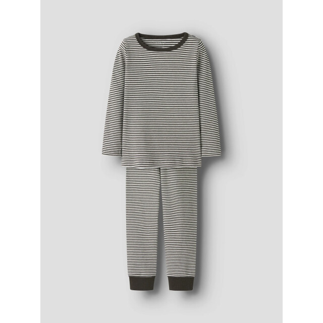 Name It Meisjes pyjama set nmnnightset stripe zwart/wit 13248539-Delicioso large