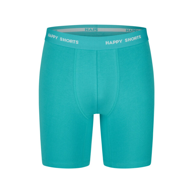 Happy Shorts Heren boxershorts met lange pijpen boxer briefs neon groen/oranje HS-J-1311-LONG large
