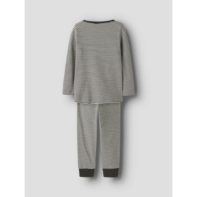 Name It Meisjes pyjama set nmnnightset stripe zwart/wit 13248539-Delicioso large