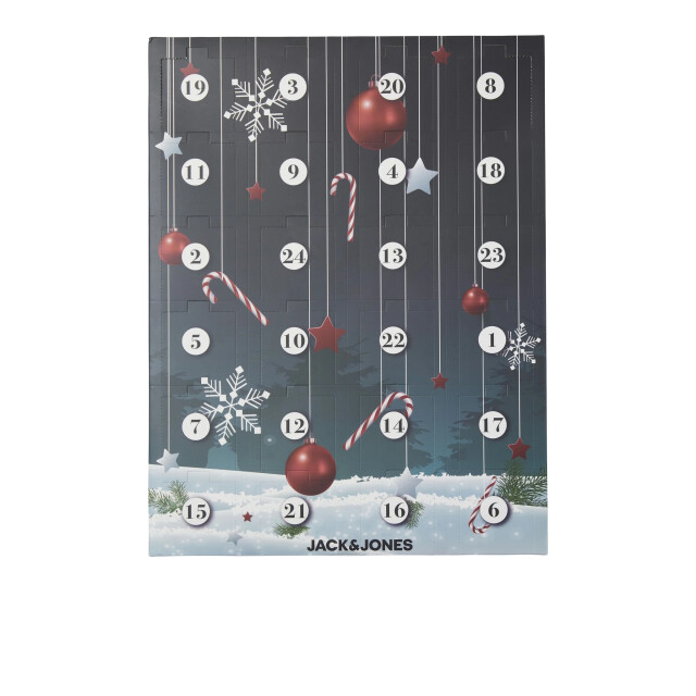 Jack & Jones Heren sokken adventskalender 24-paar giftbox kerst 12180972-AW25 large