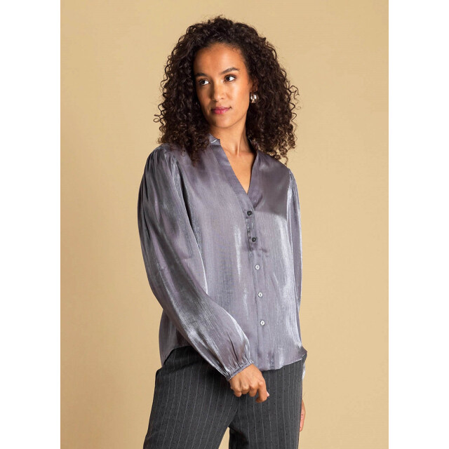 Ivy Beau Aylin blouse grey Aylin Blouse Grey large