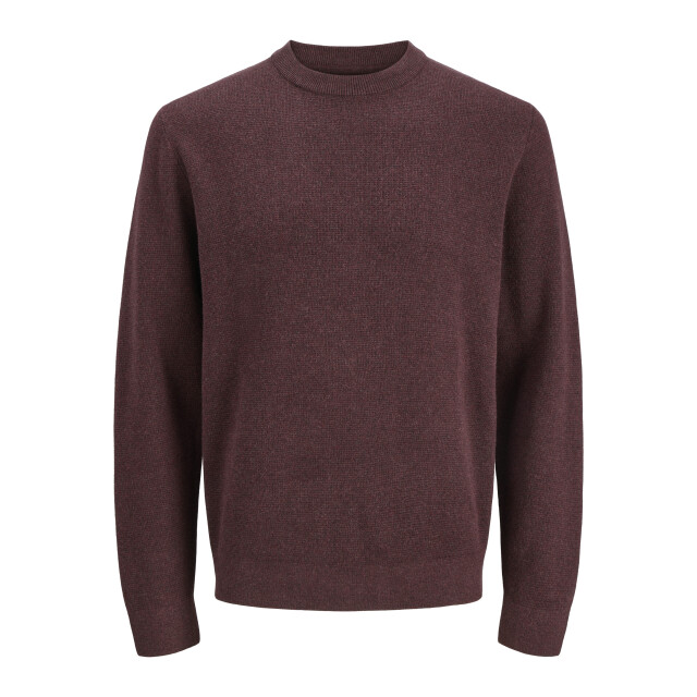 Jack & Jones jprblamilano stitch knit crew neck 12259666 winetasting 05711.680.0121 large