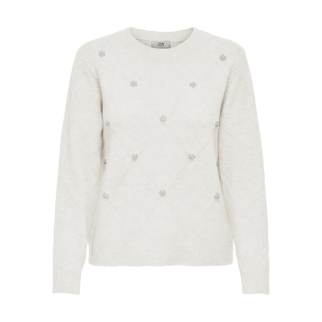 Jacqueline de Yong bella life l/s struct pearl pul 15362398 cloud dancer 06712.198.0236 large
