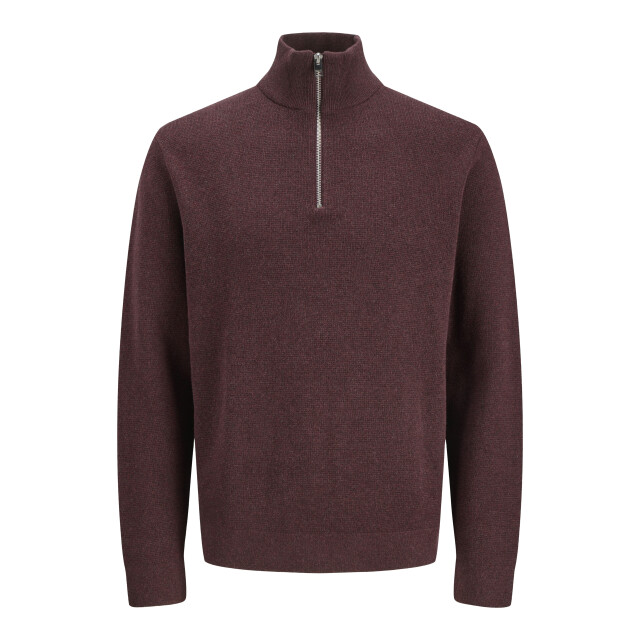 Jack & Jones jprblamilano stitch knit half zip s 12259664 winetasting 05711.680.0080 large