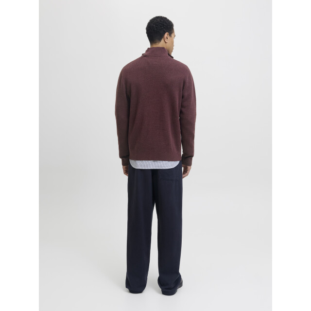 Jack & Jones jprblamilano stitch knit half zip s 12259664 winetasting 05711.680.0080 large