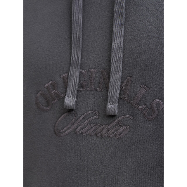 Jack & Jones jorbleecker branding sweat hood bf 12285796 asphalt 05734.940.0033 large