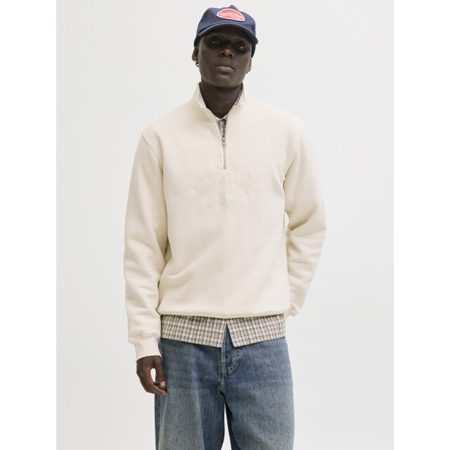 Jack & Jones jorbleecker branding sweat high nec 12285802 antique white 05735.112.0006 large