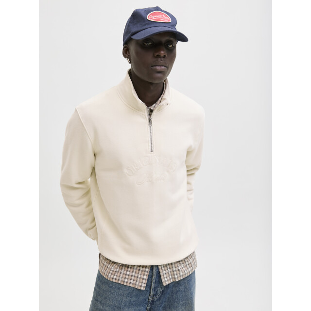 Jack & Jones jorbleecker branding sweat high nec 12285802 antique white 05735.112.0006 large