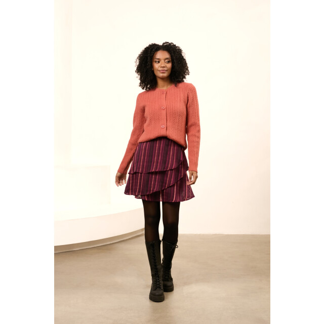 Lofty Manner skirt qk36 skirt birgitte 779 folk print 06411.799.0004 large