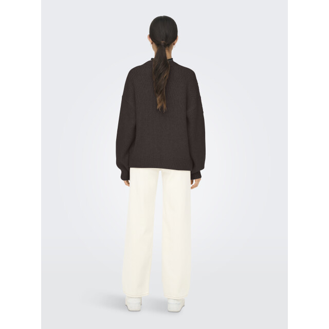 Jacqueline de Yong dinea l/s solid cardigan knt 15268468 chocolate torte 06741.880.0003 large