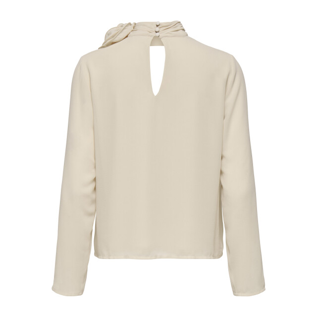 Jacqueline de Yong nomi l/s high neck rose top wvn 15361373 whitecap gray 06615.100.0215 large