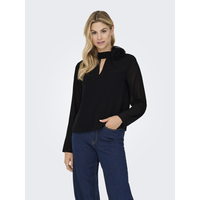 Jacqueline de Yong nomi l/s high neck rose top wvn 15361373 - 06615.991.0253 large