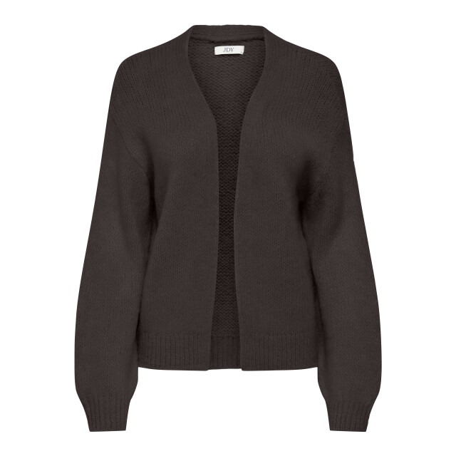 Jacqueline de Yong dinea l/s solid cardigan knt 15268468 chocolate torte 06741.880.0003 large