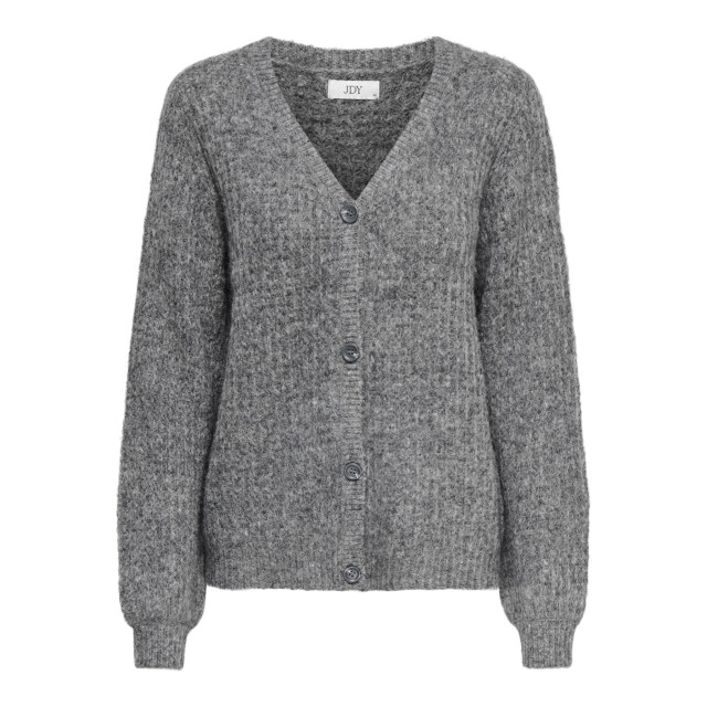 Jacqueline de Yong mari l/s v-neck cardigan knt 15355482 dark grey melange 06741.970.0008 large