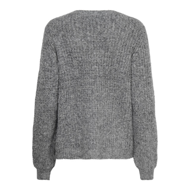 Jacqueline de Yong mari l/s v-neck cardigan knt 15355482 dark grey melange 06741.970.0008 large