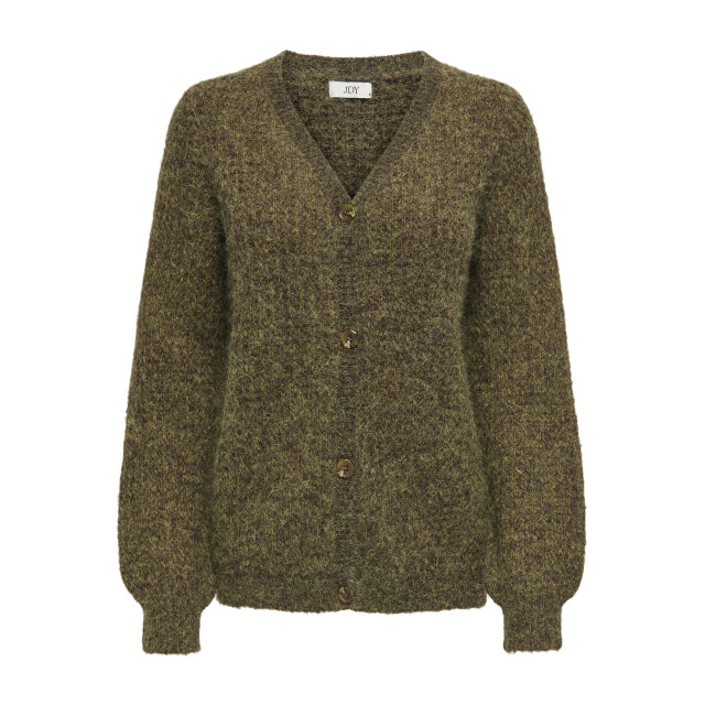Jacqueline de Yong mari l/s v-neck cardigan knt 15355482 dark olive 06741.368.0003 large