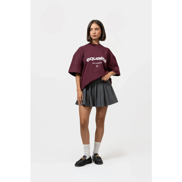 Equalité Celeste boxy tee aubergine 160175246 large