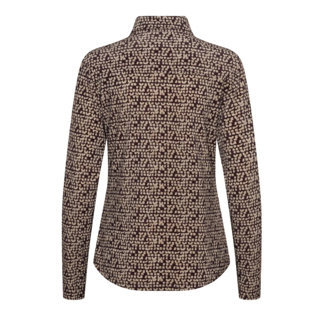 &Co Woman Lotte blouse stamp- LOTTE STAMP-AUBERGINE large