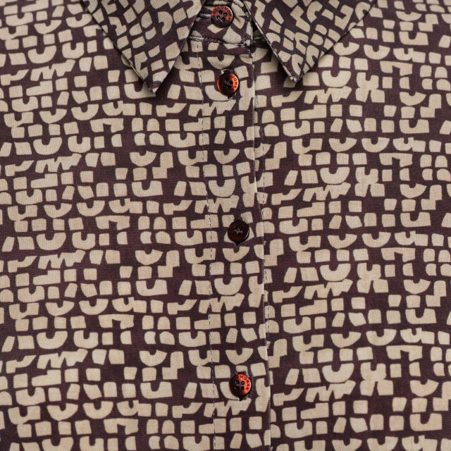 &Co Woman Lotte blouse stamp- LOTTE STAMP-AUBERGINE large