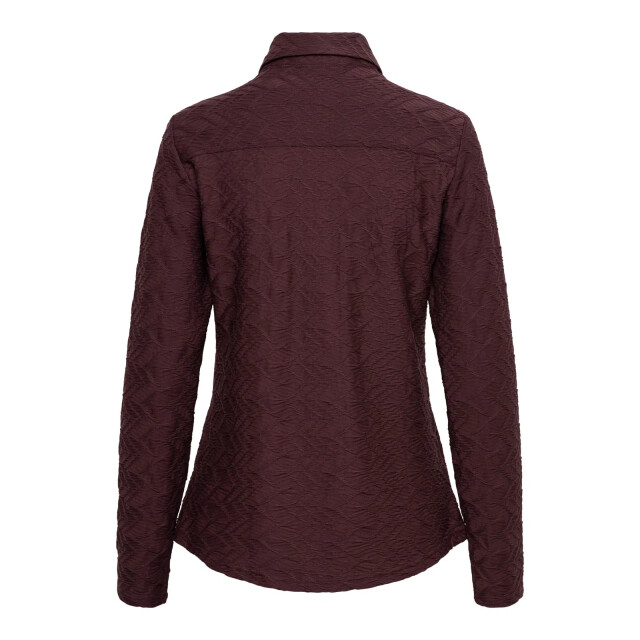 &Co Woman Lotte jaquard top - LOTTE JAQUARD AUBERGINE large