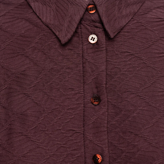&Co Woman Lotte jaquard top - LOTTE JAQUARD AUBERGINE large