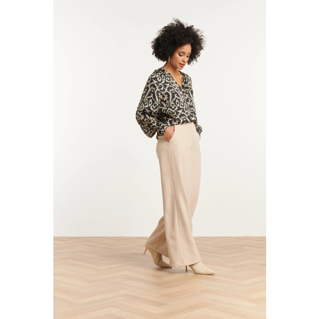 Smashed Lemon 25776 – jurk met grafische zigzagprint | 25776-999-720 large