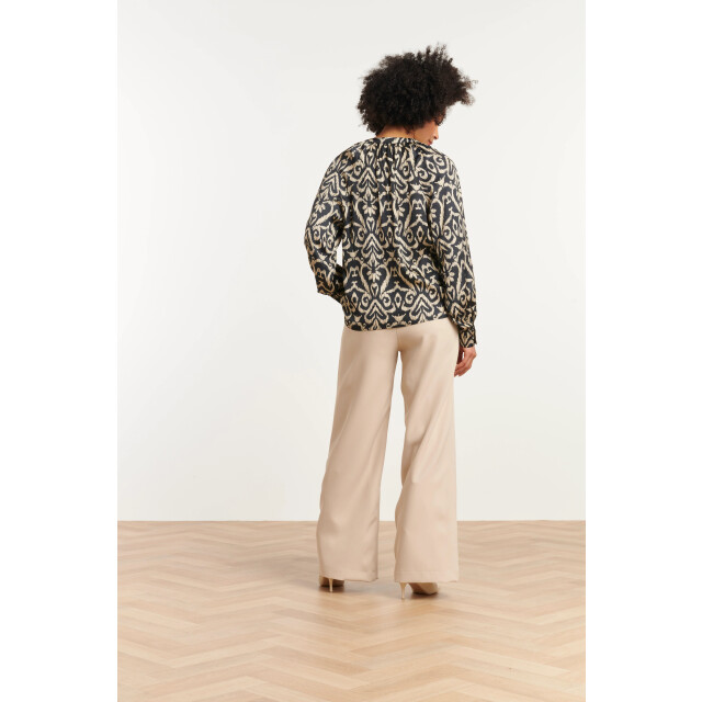 Smashed Lemon 25776 – jurk met grafische zigzagprint | 25776-999-720 large