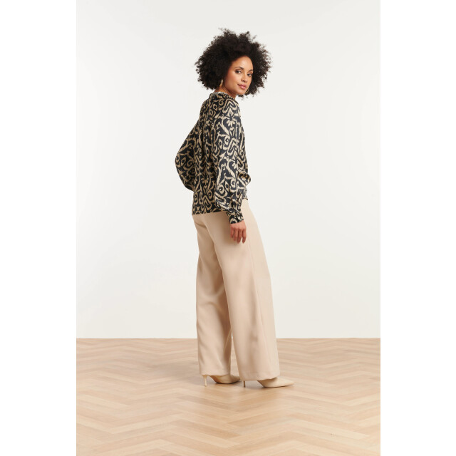 Smashed Lemon 25776 – jurk met grafische zigzagprint | 25776-999-720 large