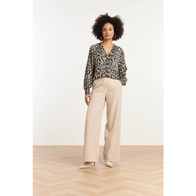 Smashed Lemon 25776 – jurk met grafische zigzagprint | 25776-999-720 large
