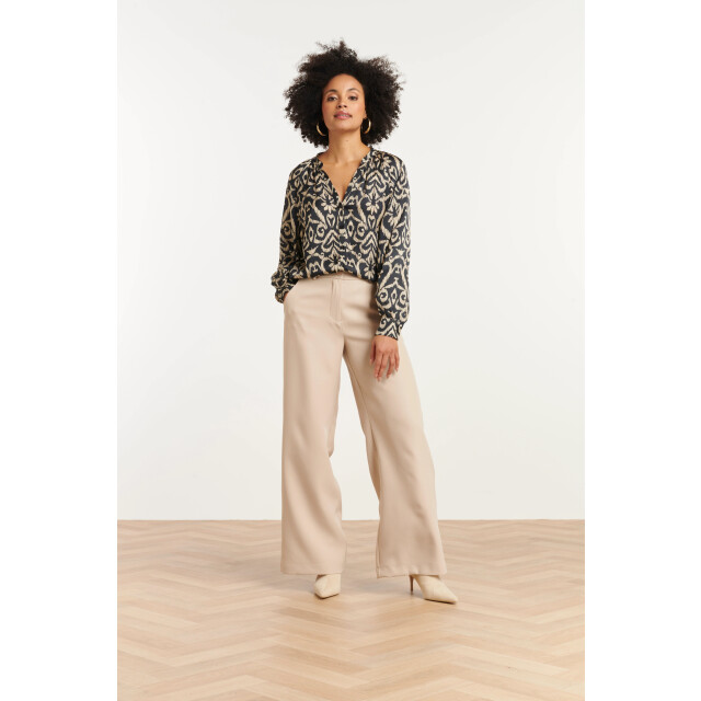 Smashed Lemon 25776 – jurk met grafische zigzagprint | 25776-999-720 large