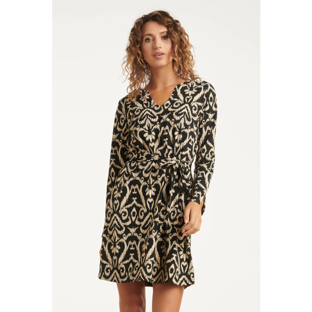 Smashed Lemon 25816 – jurk met abstract ruitdessin | 25816-999-720 large