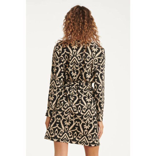 Smashed Lemon 25816 – jurk met abstract ruitdessin | 25816-999-720 large