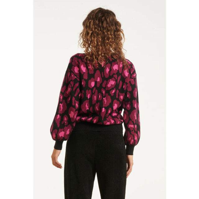 Smashed Lemon 25741 – jurk met verfijnd grafisch dessin | 25741-999-998 large