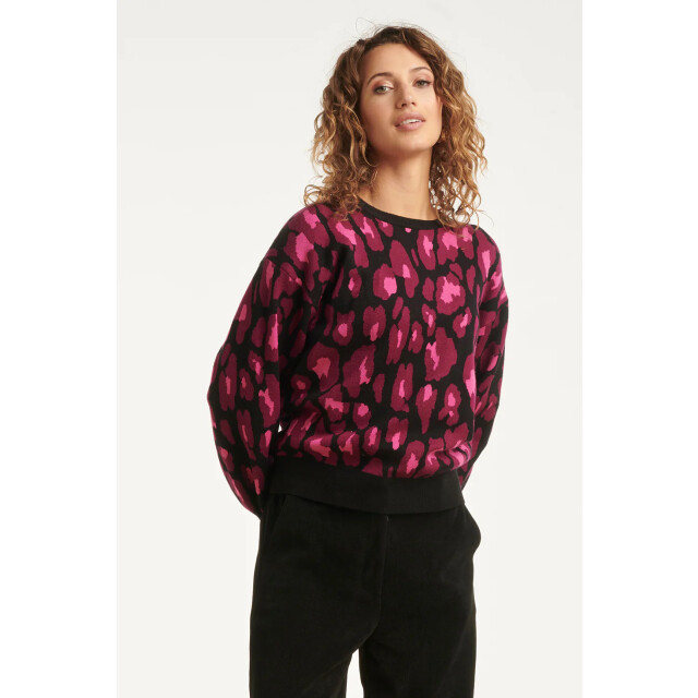 Smashed Lemon 25741 – jurk met verfijnd grafisch dessin | 25741-999-998 large
