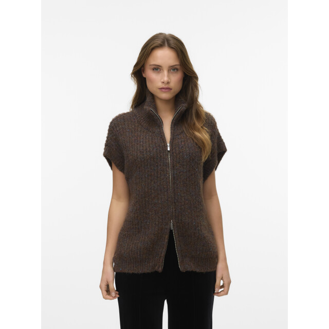 Vero Moda Vmsalty highneck zipper vest 10332143 large
