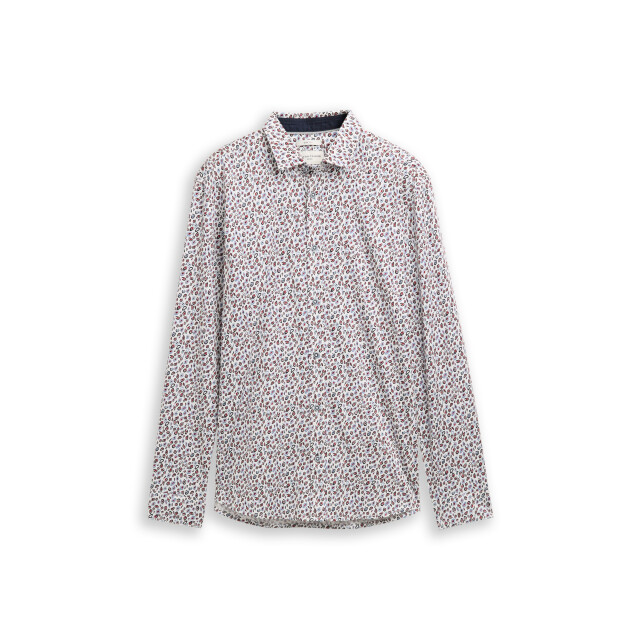 Tom Tailor Fitted printed stretch shirt 1048430 large