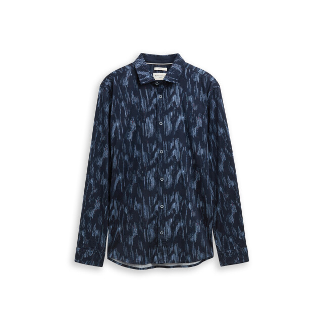 Tom Tailor Fitted printed stretch shirt 1048430 large