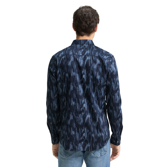 Tom Tailor Fitted printed stretch shirt 1048430 large
