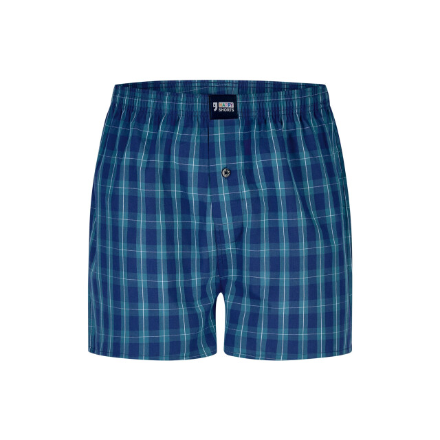 Happy Shorts Wijde boxershorts heren kerst 3-pack geruit/print/effen HS-378-3 large