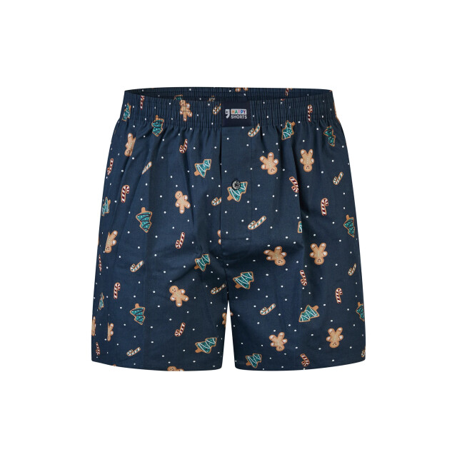 Happy Shorts Wijde boxershorts heren kerst 3-pack geruit/print/aop HS-1194-3 large