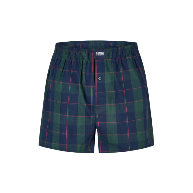 Happy Shorts Wijde boxershorts heren kerst 3-pack geruit/print/effen HS-1197-3 large