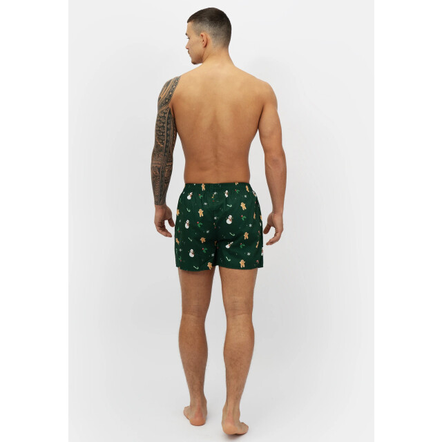 Happy Shorts Wijde boxershorts heren kerst 3-pack geruit/print/effen HS-378-3 large
