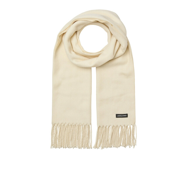 Jack & Jones Heren sjaal jacsolid gebroken wit 12140332-Off large