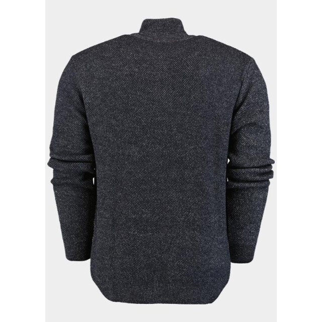 Innocente Half zip met ingebreide structuur 1164/41020 navy 191375 large