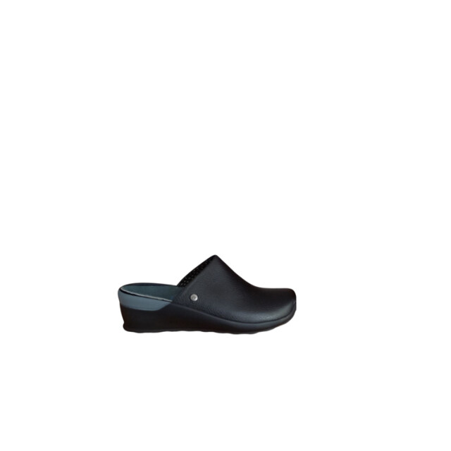Wolky 00257571 Go Floater leather Muiltjes Zwart 00257571 Go Floater leather large