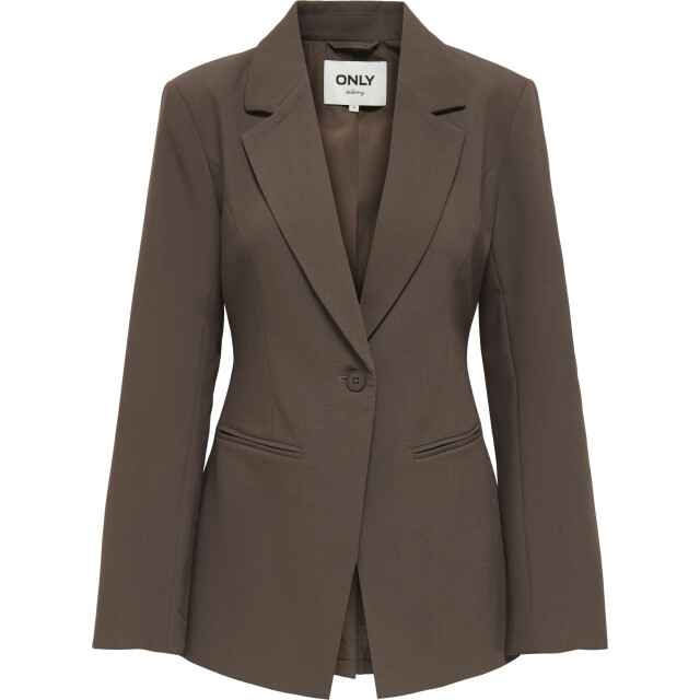 Only Onlraven life l/s sculpture blazer tlr chocolate m 15357256-286415 large
