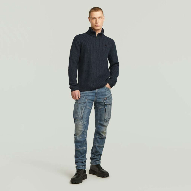 G-Star Double collar half zip knit D27961-D754-7160 large