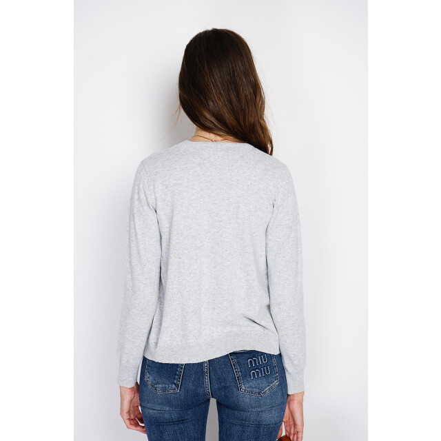 William de Faye Set with crew neck and long sleeve givre WF2633AB_Light gray large